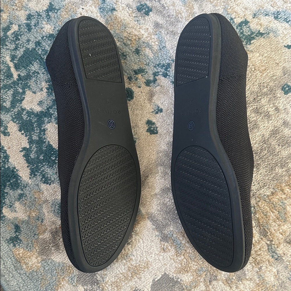 Rothy's Women's Black and Blue Flats - Picture 3 of 5